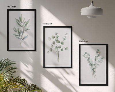 Billedvæg inspiration Plantemønstre med grønt