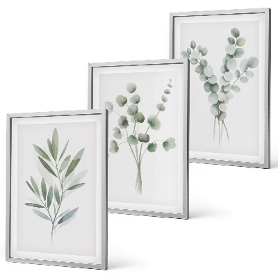 Billedvæg inspiration Plantemønstre med grønt