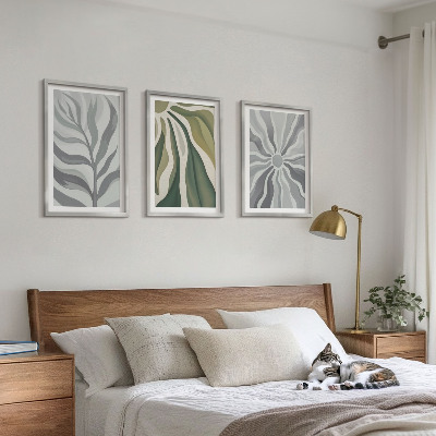 Billedvæg inspiration Plantemønstre i grønt