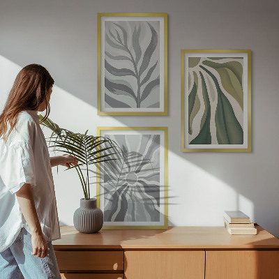 Billedvæg inspiration Plantemønstre i grønt