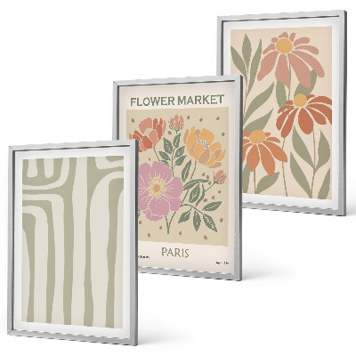 Billedvæg inspiration Botaniske motiver Parisisk minimalisme