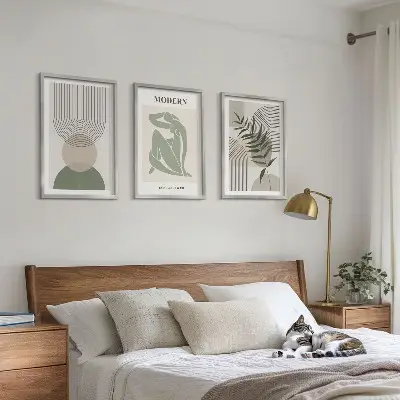 Plantegrafik stilfuld plakat med inspiration til billedvæg