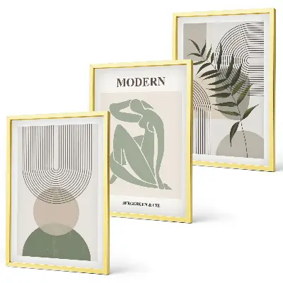 Plantegrafik stilfuld plakat med inspiration til billedvæg