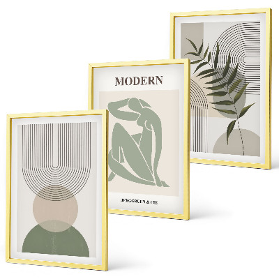 Billedvæg inspiration Stilfuld plantegrafik