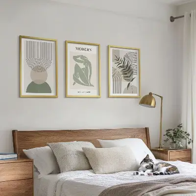 Plantegrafik stilfuld plakat med inspiration til billedvæg