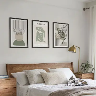 Plantegrafik stilfuld plakat med inspiration til billedvæg