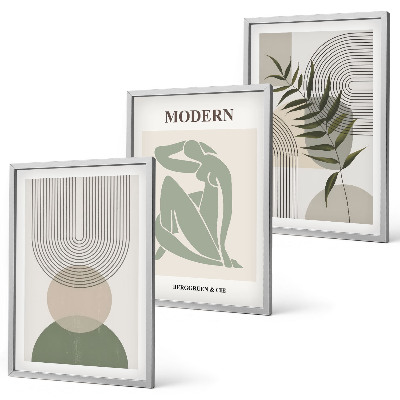 Billedvæg inspiration Stilfuld plantegrafik