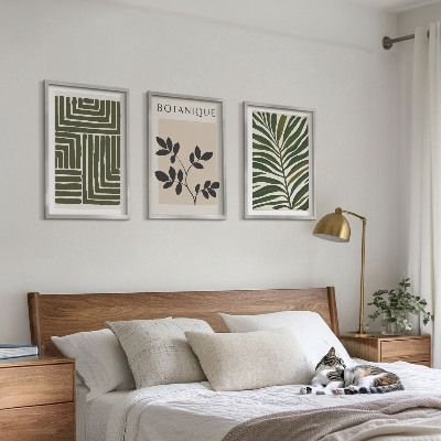Billedvæg inspiration Botanisk boho minimalisme