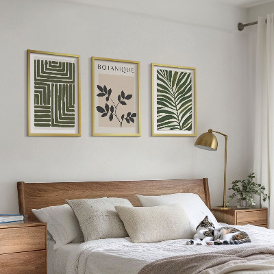 Billedvæg inspiration Botanisk boho minimalisme