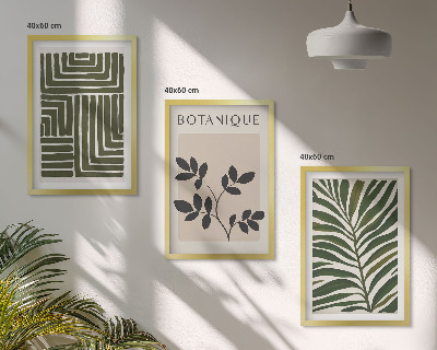 Billedvæg inspiration Botanisk boho minimalisme