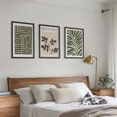 Billedvæg inspiration Botanisk boho minimalisme