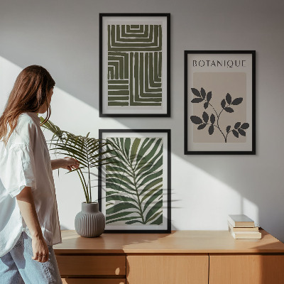 Billedvæg inspiration Botanisk boho minimalisme