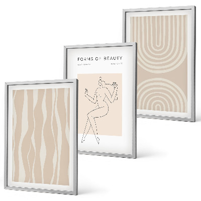 Billedvæg inspiration Abstrakte boho-dekorationer