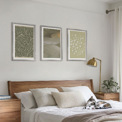Billedvæg inspiration Abstrakte blomsterbølgede mønstre
