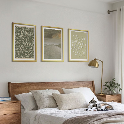 Billedvæg inspiration Abstrakte blomsterbølgede mønstre