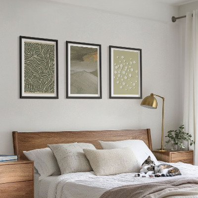 Billedvæg inspiration Abstrakte blomsterbølgede mønstre