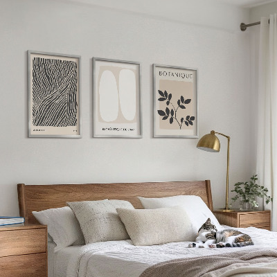 Billedvæg inspiration Plantemønstre og linjer