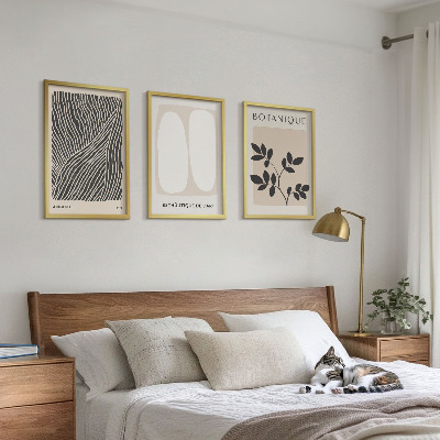 Billedvæg inspiration Plantemønstre og linjer