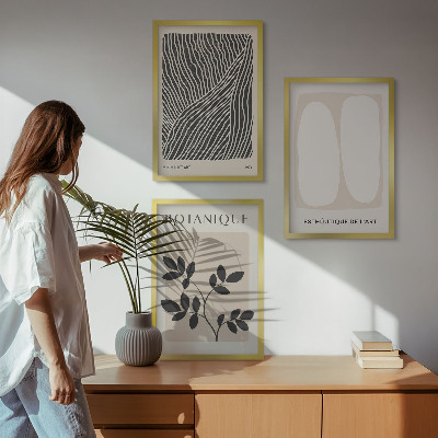 Billedvæg inspiration Plantemønstre og linjer