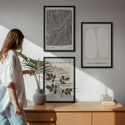 Billedvæg inspiration Plantemønstre og linjer