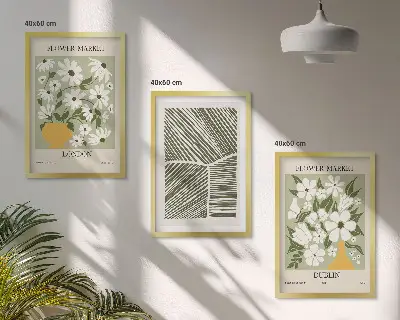 Sengesæt med blomstermønster i London Dublin-design