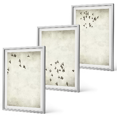 Billedvæg inspiration Minimalistisk fuglemaleri