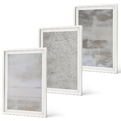Triptykon billeder med ramme Moderne minimalistiske teksturer