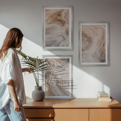 Billedvæg inspiration Marmor abstrakte teksturer