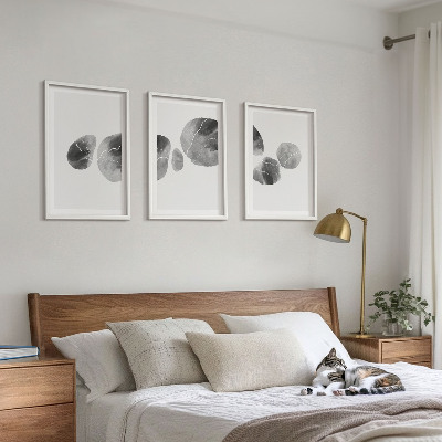 Billedvæg inspiration Abstrakte kunstmalingstænk