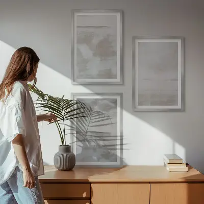 Sengesæt til soveværelset med moderne, slidte teksturer