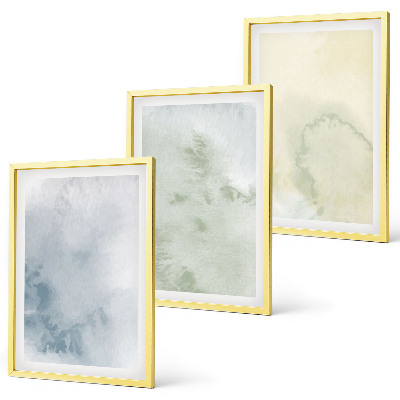 Billedvæg inspiration Pastel akvareller på lærred