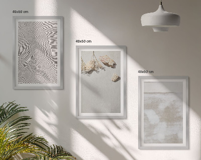 Billedsæt til soveværelset Sandsten boho tekstur