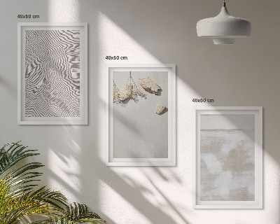 Billedsæt til soveværelset Sandsten boho tekstur