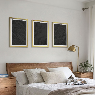 Billedvæg inspiration Mørk marmor elegant tekstur