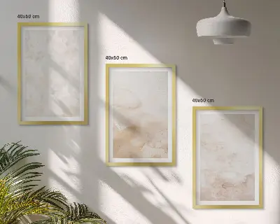 Billedvæg med pastelfarvede teksturer moderigtige grafiske motiver