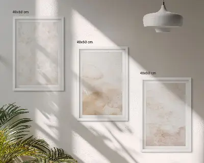 Billedvæg med pastelfarvede teksturer moderigtige grafiske motiver