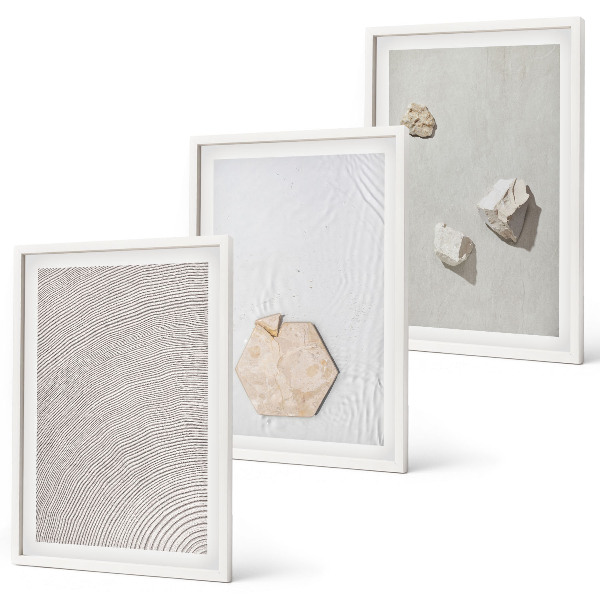 Billedvæg inspiration Lyse boho sandteksturer