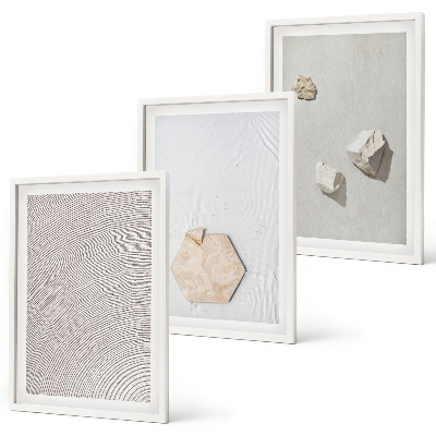 Billedvæg inspiration Lyse boho sandteksturer