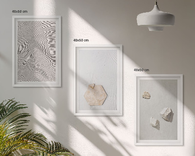 Billedvæg inspiration Lyse boho sandteksturer