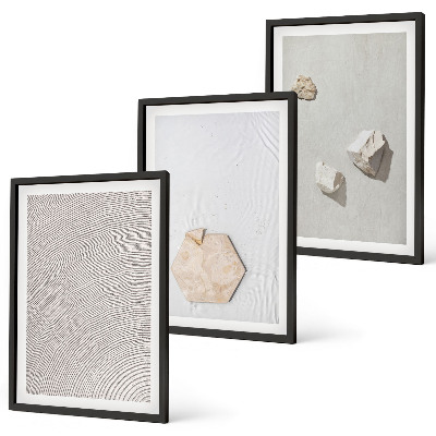 Billedvæg inspiration Lyse boho sandteksturer