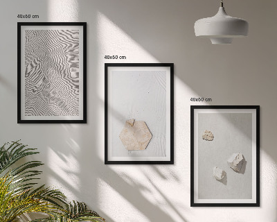 Billedvæg inspiration Lyse boho sandteksturer