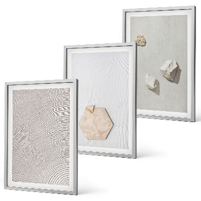 Billedvæg inspiration Lyse boho sandteksturer