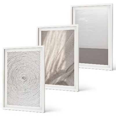 Billedvæg inspiration Naturlige boho-teksturer