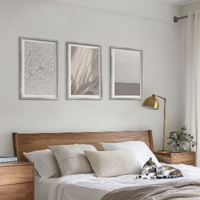 Billedvæg inspiration Naturlige boho-teksturer