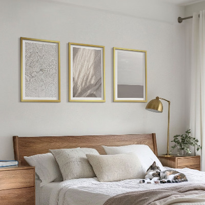 Billedvæg inspiration Naturlige boho-teksturer