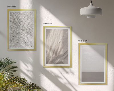 Billedvæg inspiration Naturlige boho-teksturer