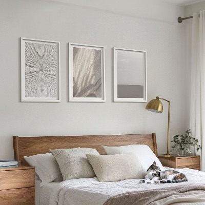 Billedvæg inspiration Naturlige boho-teksturer