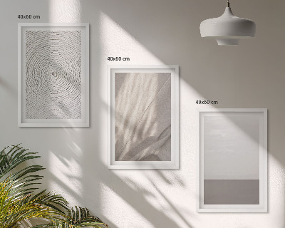 Billedvæg inspiration Naturlige boho-teksturer