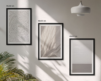Billedvæg inspiration Naturlige boho-teksturer