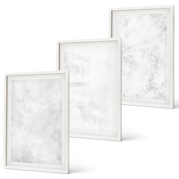Billedvæg inspiration Hvide pletter minimalistisk baggrund